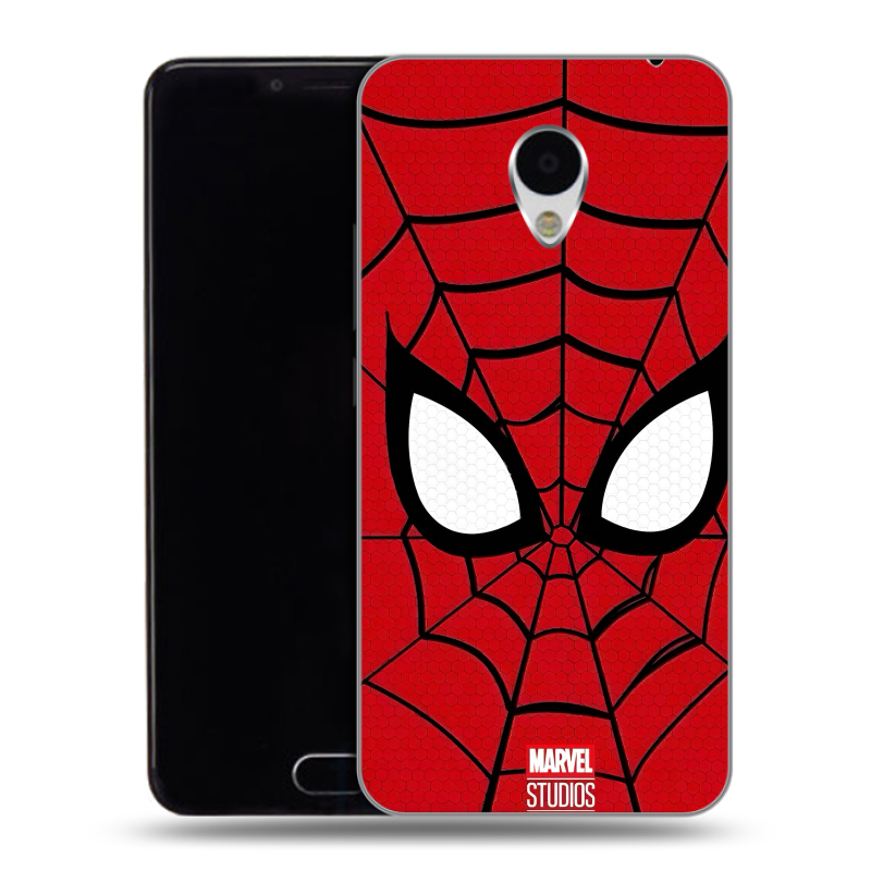 Пластиковый чехол на Meizu M3 с принтом человек паук spiderman Пластиковый чехол на Meizu M3 с принтом человек паук spiderman