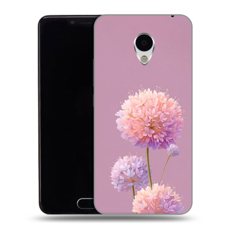 Пластиковый чехол на Meizu M3 с принтом Цветы Пластиковый чехол на Meizu M3 с принтом Цветы