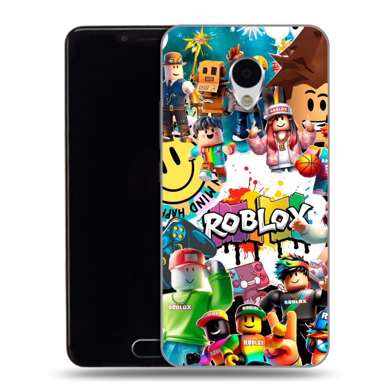 Пластиковый чехол на Meizu M3 с принтом Roblox Роблокс Пластиковый чехол на Meizu M3 с принтом Roblox Роблокс