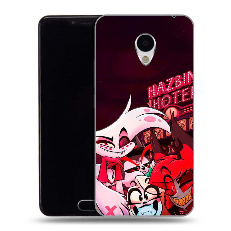 Пластиковый чехол на Meizu M3 с принтом Hazbin Hotel Отель Хазбин Пластиковый чехол на Meizu M3 с принтом Hazbin Hotel Отель Хазбин