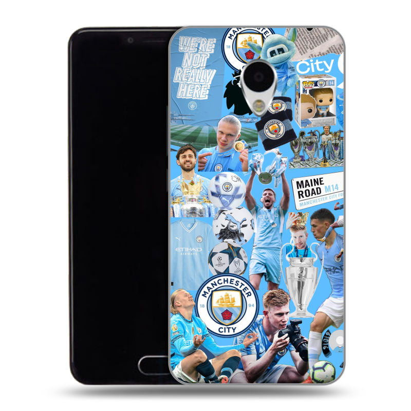 Пластиковый чехол на Meizu M3 с принтом Man City Манчестер Сити Пластиковый чехол на Meizu M3 с принтом Man City Манчестер Сити