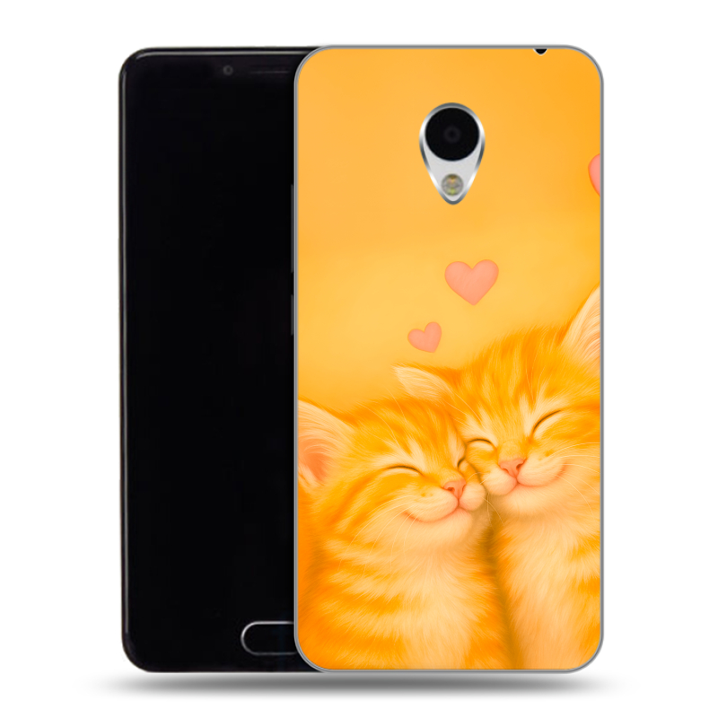 Пластиковый чехол на Meizu M3 с принтом Милые котята Пластиковый чехол на Meizu M3 с принтом Милые котята