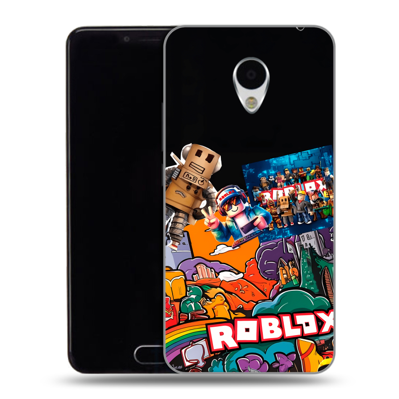 Пластиковый чехол на Meizu M3 с принтом Roblox Роблокс Пластиковый чехол на Meizu M3 с принтом Roblox Роблокс