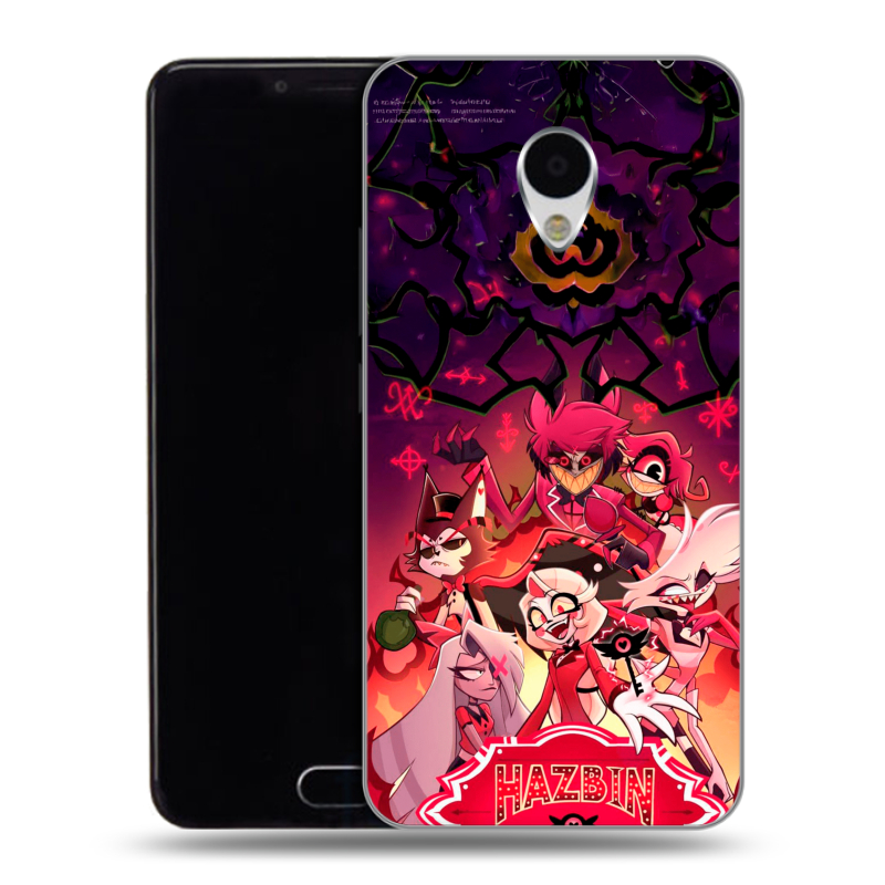 Пластиковый чехол на Meizu M3 с принтом Hazbin Hotel Отель Хазбин Пластиковый чехол на Meizu M3 с принтом Hazbin Hotel Отель Хазбин
