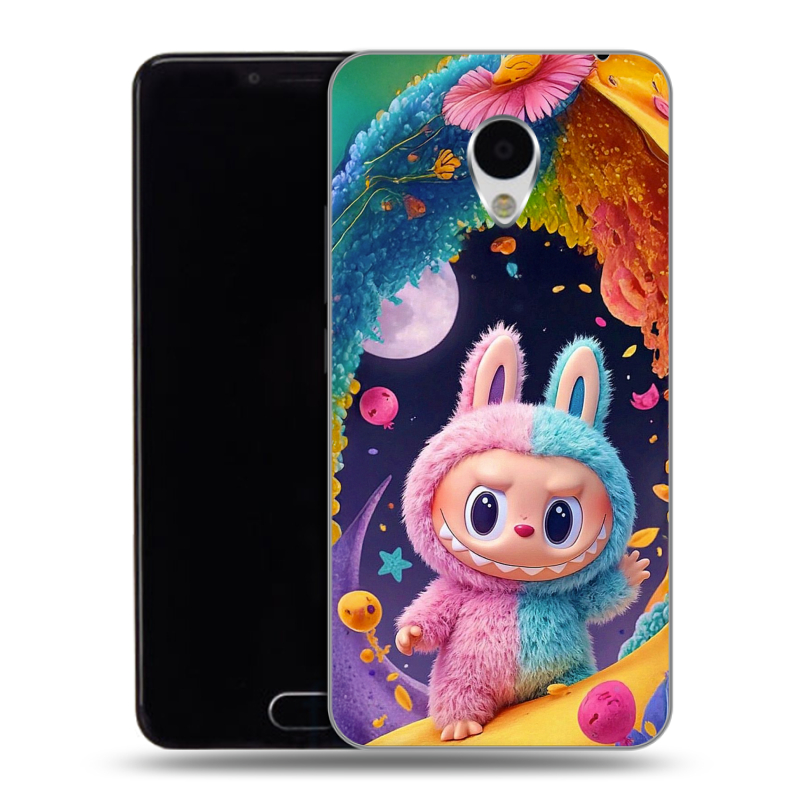 Пластиковый чехол на Meizu M3 с принтом Labubu Лабубу Пластиковый чехол на Meizu M3 с принтом Labubu Лабубу