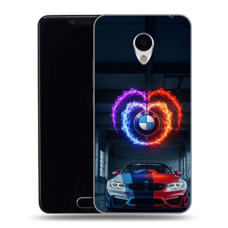 Пластиковый чехол на Meizu M3 с принтом BMW БМВ Пластиковый чехол на Meizu M3 с принтом BMW БМВ
