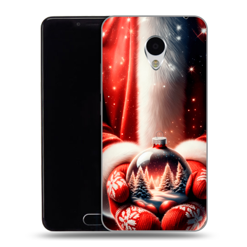 Пластиковый чехол на Meizu M3 с принтом Новый год Пластиковый чехол на Meizu M3 с принтом Новый год