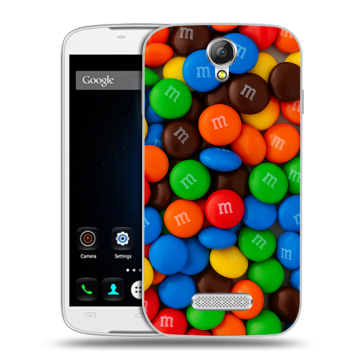 Силиконовый чехол на Doogee X6 с принтом Конфеты Силиконовый чехол на Doogee X6 с принтом Конфеты