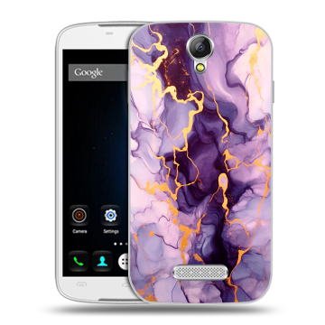 Силиконовый чехол на Doogee X6 с принтом Мрамор Силиконовый чехол на Doogee X6 с принтом Мрамор