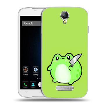 Силиконовый чехол на Doogee X6 с принтом Лягушенок Силиконовый чехол на Doogee X6 с принтом Лягушенок
