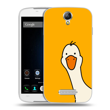 Силиконовый чехол на Doogee X6 с принтом Утка
