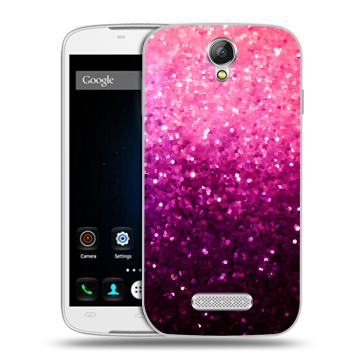 Силиконовый чехол на Doogee X6 с принтом Блестки Силиконовый чехол на Doogee X6 с принтом Блестки