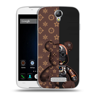 Силиконовый чехол на Doogee X6 с принтом Луи робот Силиконовый чехол на Doogee X6 с принтом Луи робот