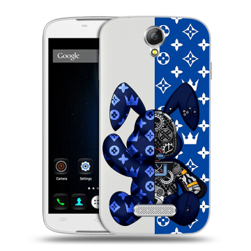 Силиконовый чехол на Doogee X6 с принтом Луи робот Силиконовый чехол на Doogee X6 с принтом Луи робот