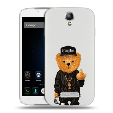 Силиконовый чехол на Doogee X6 с принтом Плюшевый медведь Силиконовый чехол на Doogee X6 с принтом Плюшевый медведь
