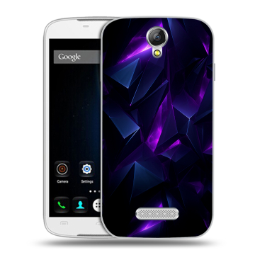 Силиконовый чехол на Doogee X6 с принтом Абстракиция Силиконовый чехол на Doogee X6 с принтом Абстракиция