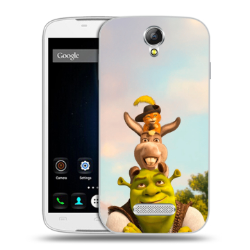 Силиконовый чехол на Doogee X6 с принтом Шрек Shrek