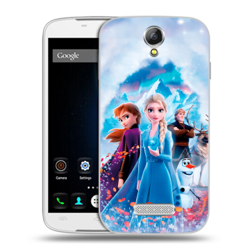 Силиконовый чехол на Doogee X6 с принтом Холодное сердце Frozen Силиконовый чехол на Doogee X6 с принтом Холодное сердце Frozen