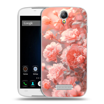 Силиконовый чехол на Doogee X6 с принтом Розы цветы Силиконовый чехол на Doogee X6 с принтом Розы цветы