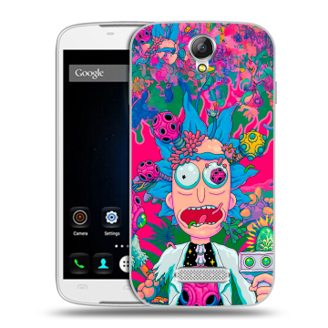 Силиконовый чехол на Doogee X6 с принтом Рик и Морти Rick Morty Силиконовый чехол на Doogee X6 с принтом Рик и Морти Rick Morty