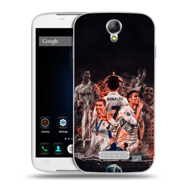 Силиконовый чехол на Doogee X6 с принтом Реал Роналдо Real Ronaldo Силиконовый чехол на Doogee X6 с принтом Реал Роналдо Real Ronaldo
