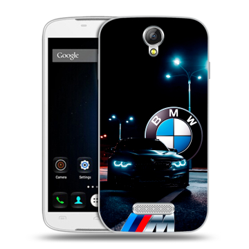 Силиконовый чехол на Doogee X6 с принтом БМВ BMW Силиконовый чехол на Doogee X6 с принтом БМВ BMW