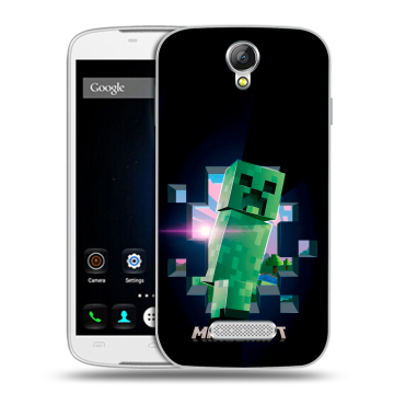 Силиконовый чехол на Doogee X6 с принтом Майнкрафт Minecraft Силиконовый чехол на Doogee X6 с принтом Майнкрафт Minecraft