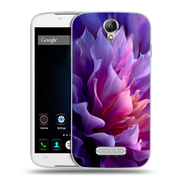 Силиконовый чехол на Doogee X6 с принтом женский цветы Силиконовый чехол на Doogee X6 с принтом женский цветы