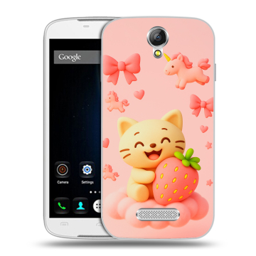 Силиконовый чехол на Doogee X6 с принтом для девочек Силиконовый чехол на Doogee X6 с принтом для девочек