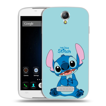 Силиконовый чехол на Doogee X6 с принтом Лило и Стич Силиконовый чехол на Doogee X6 с принтом Лило и Стич