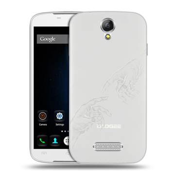 Силиконовый чехол на Doogee X6 с принтом Сотворение мира
