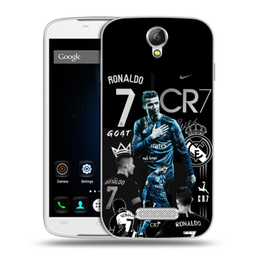 Силиконовый чехол на Doogee X6 с принтом Реал Роналдо Силиконовый чехол на Doogee X6 с принтом Реал Роналдо