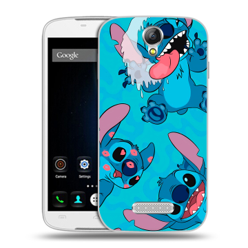 Силиконовый чехол на Doogee X6 с принтом Лило и Стич Силиконовый чехол на Doogee X6 с принтом Лило и Стич
