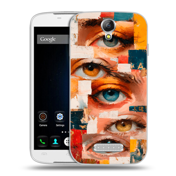 Силиконовый чехол на Doogee X6 с принтом Модный принт