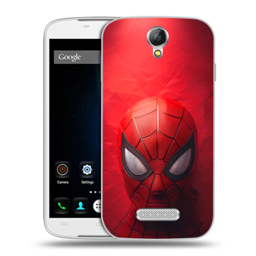 Силиконовый чехол на Doogee X6 с принтом Spiderman Человек паук Силиконовый чехол на Doogee X6 с принтом Spiderman Человек паук