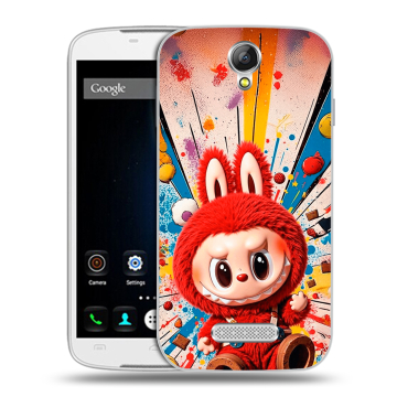 Силиконовый чехол на Doogee X6 с принтом Labubu Лабубу Силиконовый чехол на Doogee X6 с принтом Labubu Лабубу