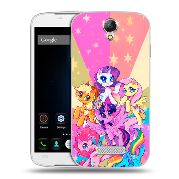 Силиконовый чехол на Doogee X6 с принтом My little pony Дружба чудо Силиконовый чехол на Doogee X6 с принтом My little pony Дружба чудо