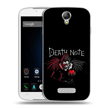 Силиконовый чехол на Doogee X6 с принтом Death note Тетрадь смерти