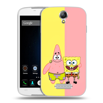 Силиконовый чехол на Doogee X6 с принтом Спанч боб Спанчбоб Силиконовый чехол на Doogee X6 с принтом Спанч боб Спанчбоб