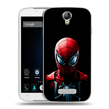Силиконовый чехол на Doogee X6 с принтом Spiderman Человек паук Силиконовый чехол на Doogee X6 с принтом Spiderman Человек паук