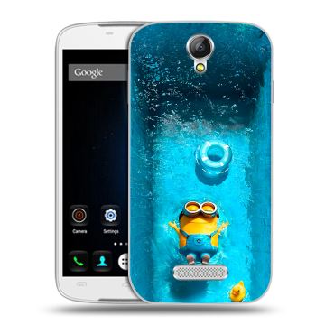 Силиконовый чехол на Doogee X6 с принтом Миньоны Силиконовый чехол на Doogee X6 с принтом Миньоны