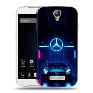 Силиконовый чехол на Doogee X6 с принтом Mercedes Мерседес Силиконовый чехол на Doogee X6 с принтом Mercedes Мерседес