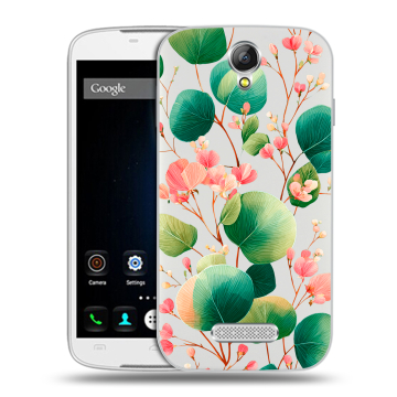 Силиконовый чехол на Doogee X6 с принтом женский