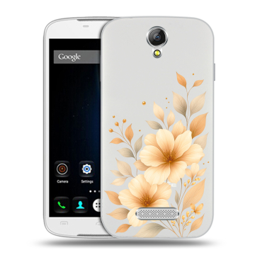 Силиконовый чехол на Doogee X6 с принтом для девушки