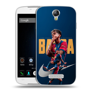Силиконовый чехол на Doogee X6 с принтом Барселона Barca Yamal Силиконовый чехол на Doogee X6 с принтом Барселона Barca Yamal