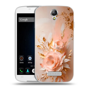 Силиконовый чехол на Doogee X6 с принтом женский