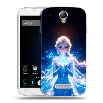 Силиконовый чехол на Doogee X6 с принтом Холодное сердце Frozen Силиконовый чехол на Doogee X6 с принтом Холодное сердце Frozen
