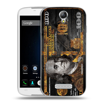 Силиконовый чехол на Doogee X6 с принтом Доллар деньги Силиконовый чехол на Doogee X6 с принтом Доллар деньги
