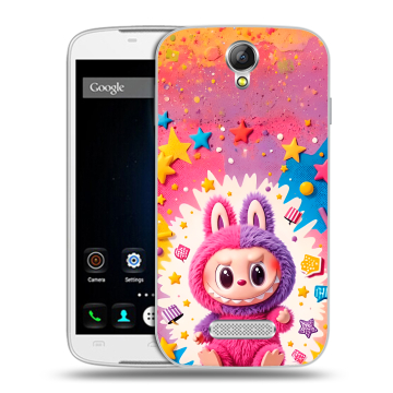 Силиконовый чехол на Doogee X6 с принтом Labubu Лабубу Силиконовый чехол на Doogee X6 с принтом Labubu Лабубу
