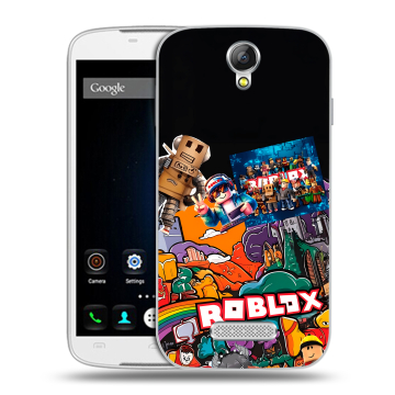 Силиконовый чехол на Doogee X6 с принтом Roblox Роблокс Силиконовый чехол на Doogee X6 с принтом Roblox Роблокс